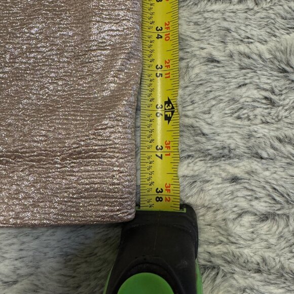 VINCENT CAMUTO FOIL SILVER DRESS - Picture 5 of 6